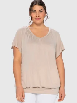 T-shirt manches chauve-souris affinantes