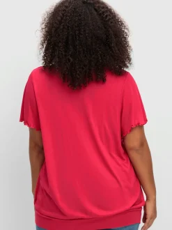 T-shirt manches chauve-souris affinantes