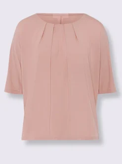 T-shirt manches chauve-souris en viscose douce fluide