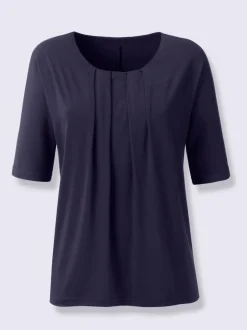 T-shirt manches chauve-souris en viscose douce fluide