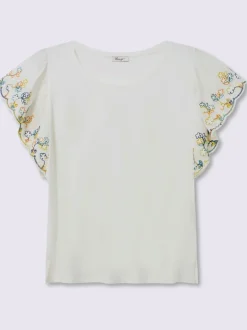 T-shirt manches chauve-souris affinantes