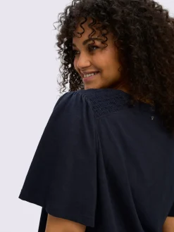 T-shirt manches chauve-souris affinantes