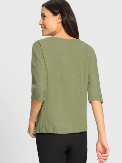 T-shirt manches chauve-souris viscose