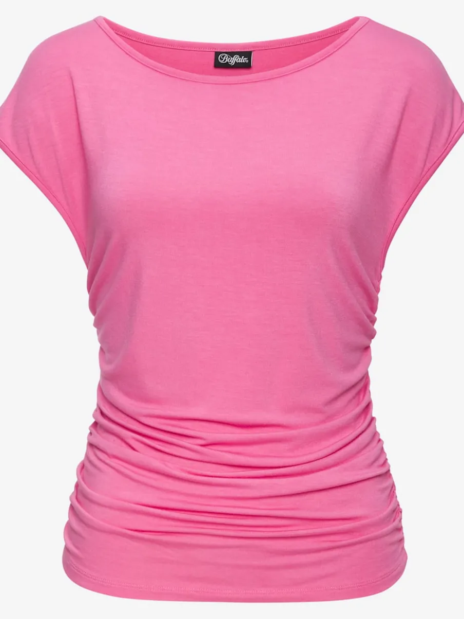 T-shirt à manches courtes avec col rond et en matière douce