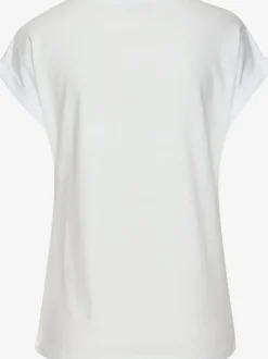 T-shirt à manches courtes avec encolure ronde et inscription imprimée