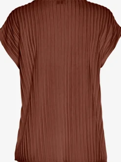 T-shirt à manches courtes avec encolure ronde et ourlet droit
