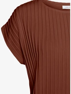 T-shirt à manches courtes avec encolure ronde et ourlet droit
