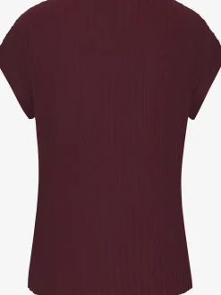 T-shirt à manches courtes avec encolure ronde et ourlet droit