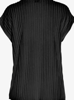 T-shirt à manches courtes avec encolure ronde et ourlet droit