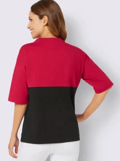 T-shirt à manches courtes avec imprimé et lien à nouer