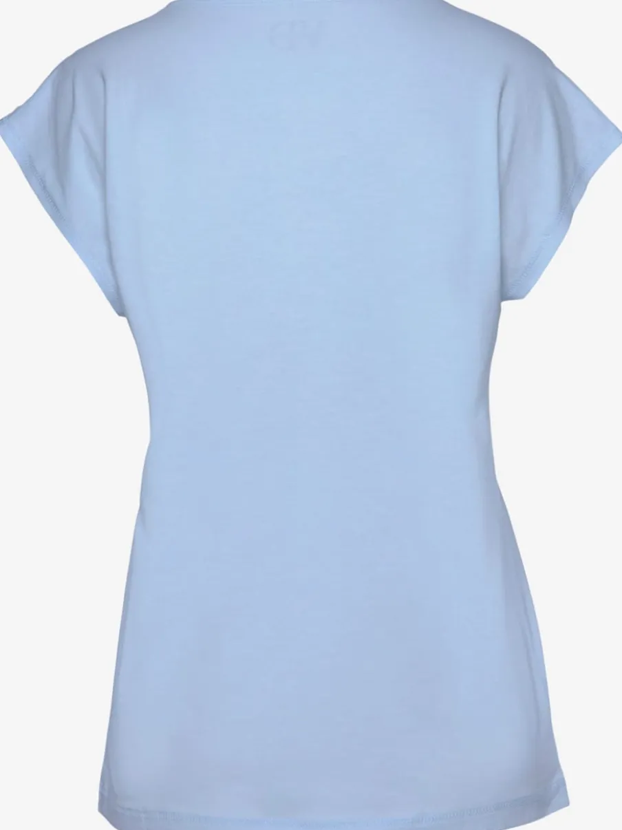 T-shirt à manches courtes avec inscription en jersey doux