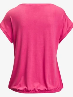 T-shirt à manches courtes avec imprimé floral et détails brillants