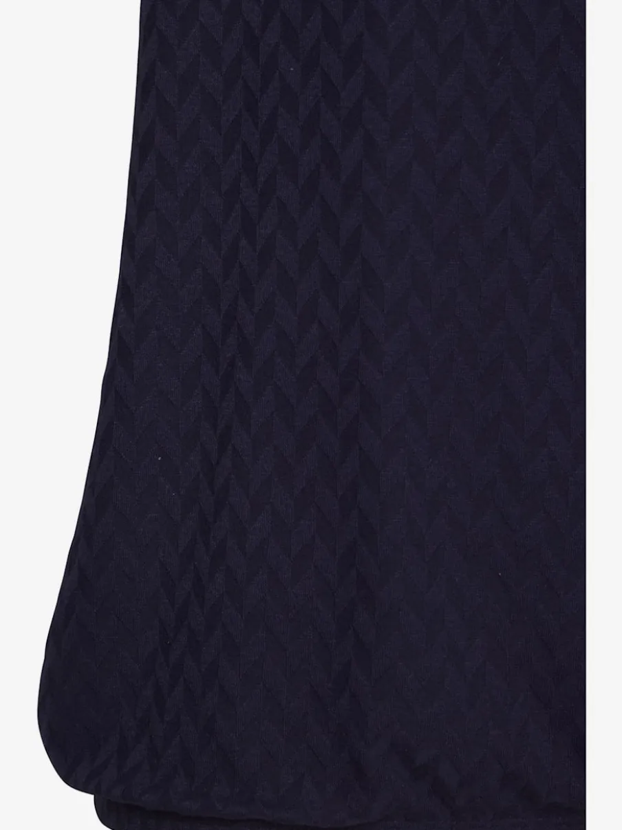 T-shirt à manches courtes avec motif jacquard et encolure ronde