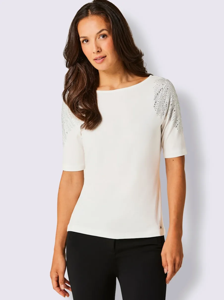 T-shirt à manches courtes en coton et lyocell doux