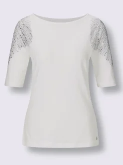T-shirt à manches courtes en coton et lyocell doux