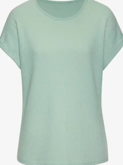 T-shirt à manches courtes en piqué ultra-douce avec coupe décontractée