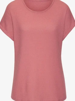 T-shirt à manches courtes en piqué ultra-douce avec coupe décontractée