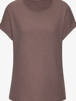 T-shirt à manches courtes en piqué ultra-douce avec coupe décontractée