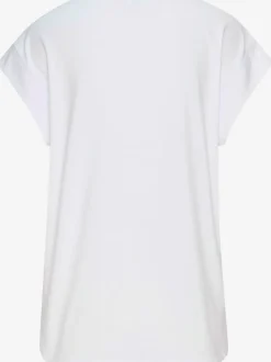 T-shirt à manches courtes et encolure ronde avec imprimé cocktail