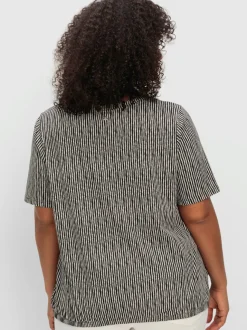 T-shirt à manches courtes imprimé minimaliste moderne