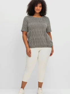 T-shirt à manches courtes imprimé minimaliste moderne