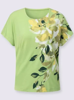 T-shirt manches courtes imprimé floral qualité viscose douce