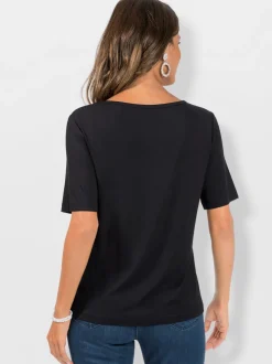 T-shirt à manches courtes motifs graphiques et léopard