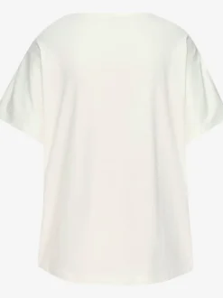 T-shirt à manches courtes pierres brillantes