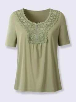 T-shirt à manches courtes superbe broderie