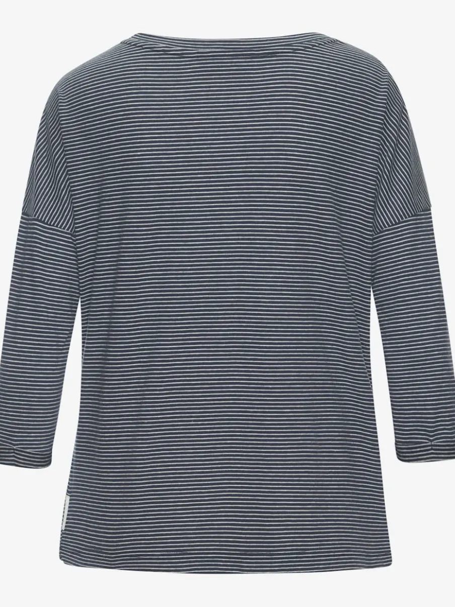 T-shirt à manches 3/4 en coton doux avec logo