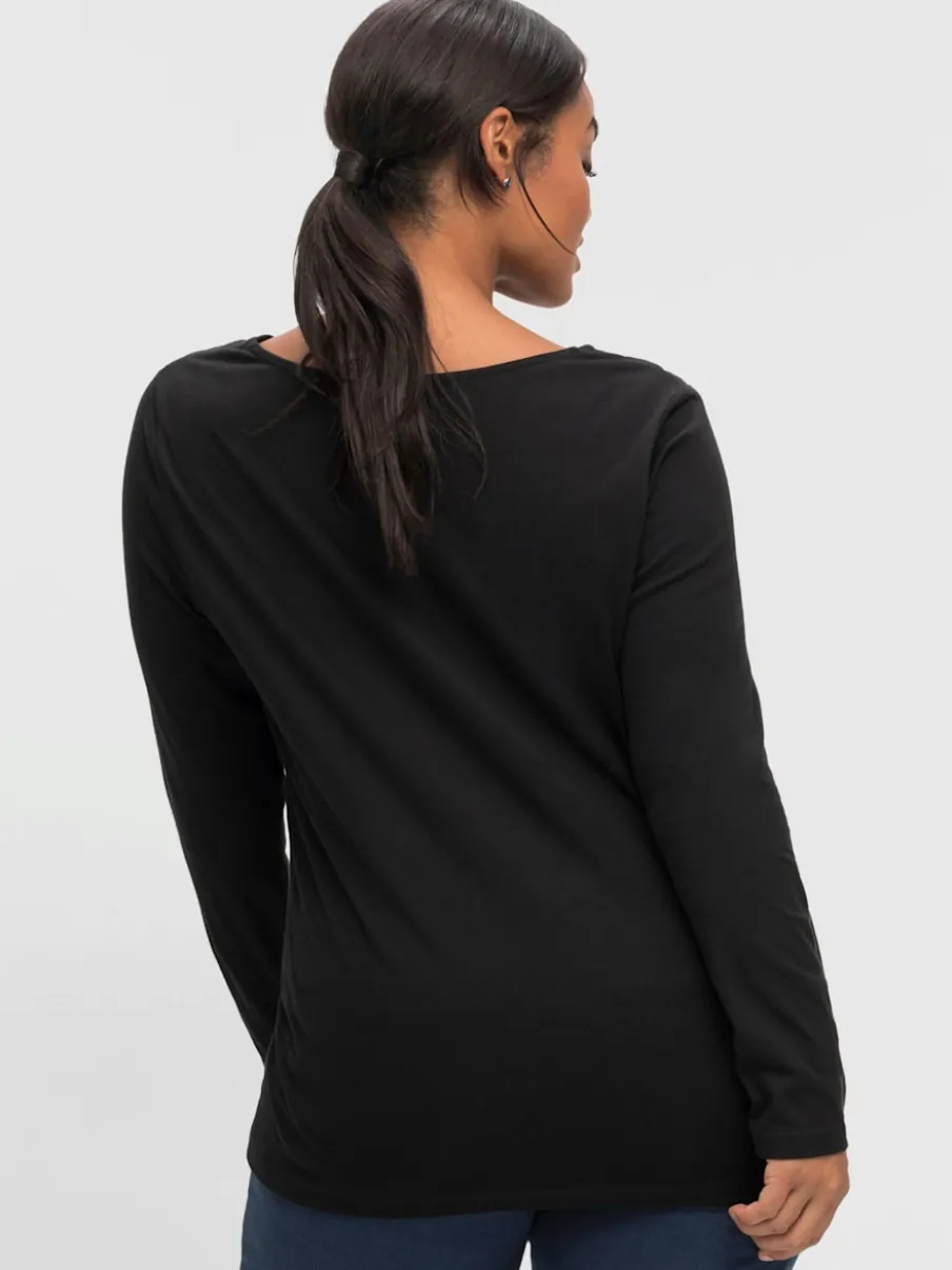 T-shirt à manches longues 95% coton