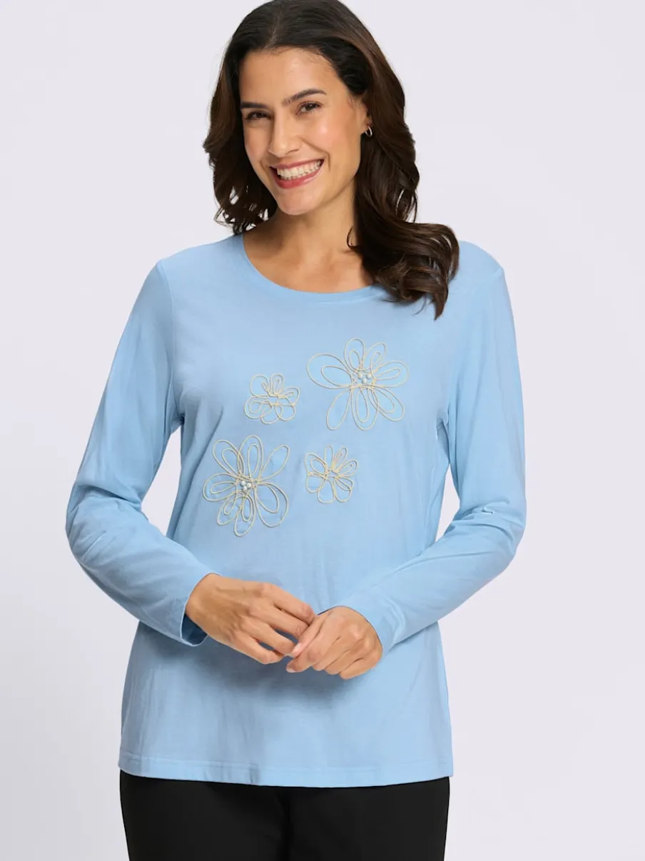 T-shirt à manches longues 50% coton