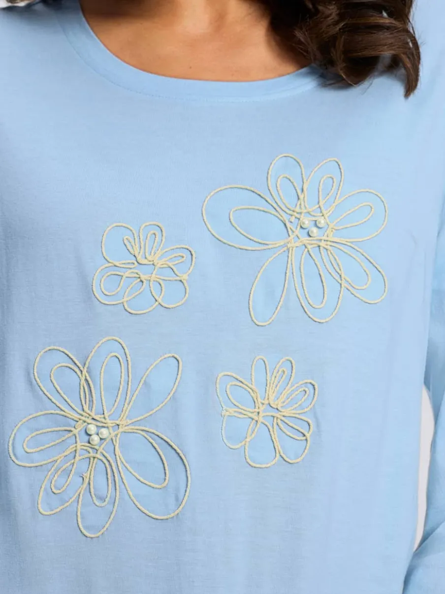 T-shirt à manches longues 50% coton