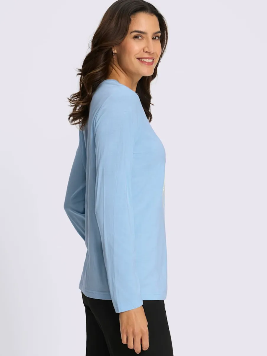 T-shirt à manches longues 50% coton