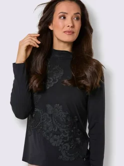 T-shirt à manches longues 96% lyocell (tencel)