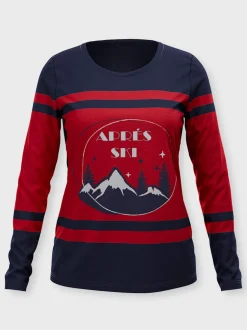 T-shirt à manches longues motif sportif
