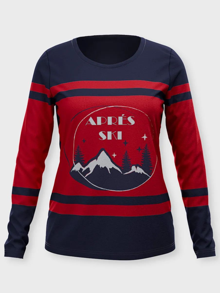 T-shirt à manches longues motif sportif