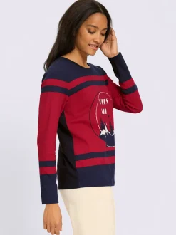 T-shirt à manches longues motif sportif