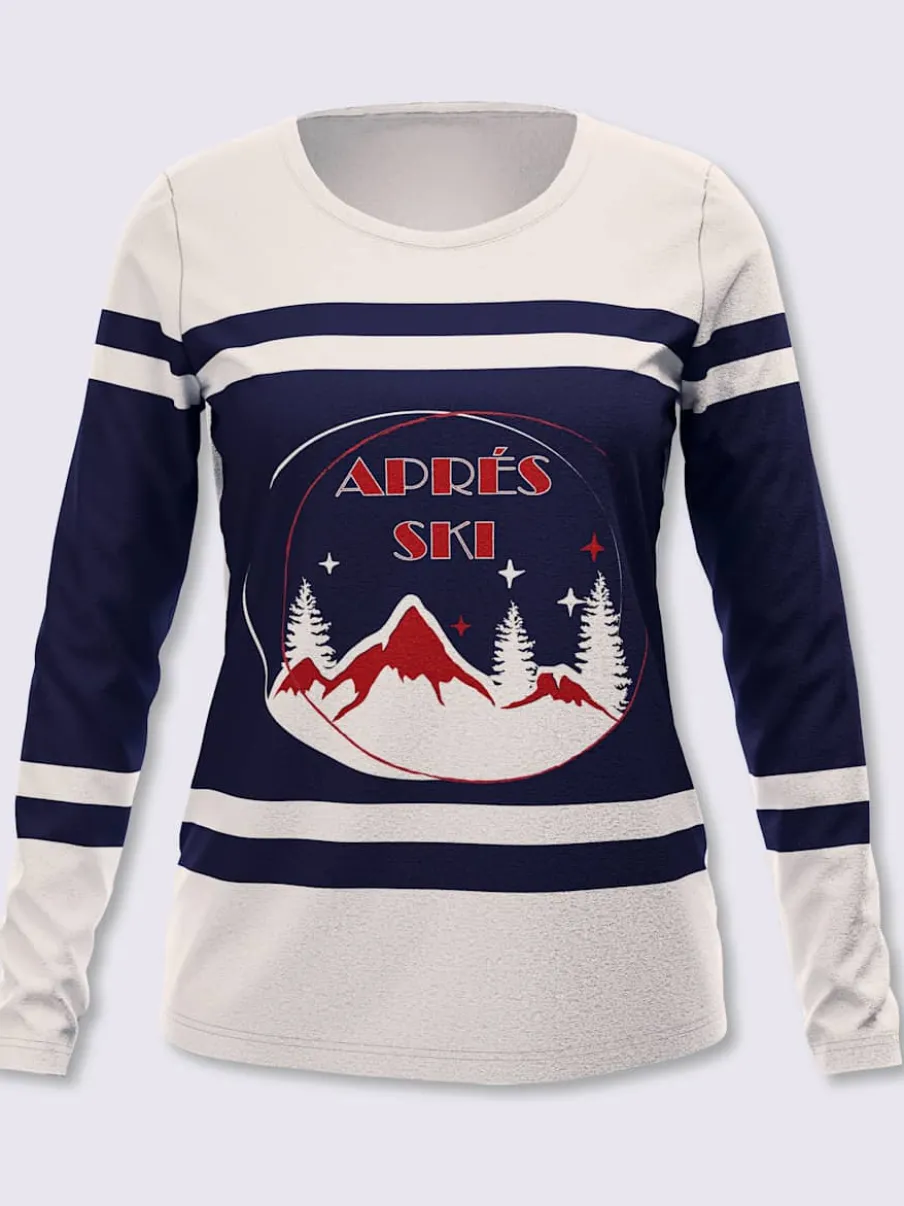 T-shirt à manches longues motif sportif