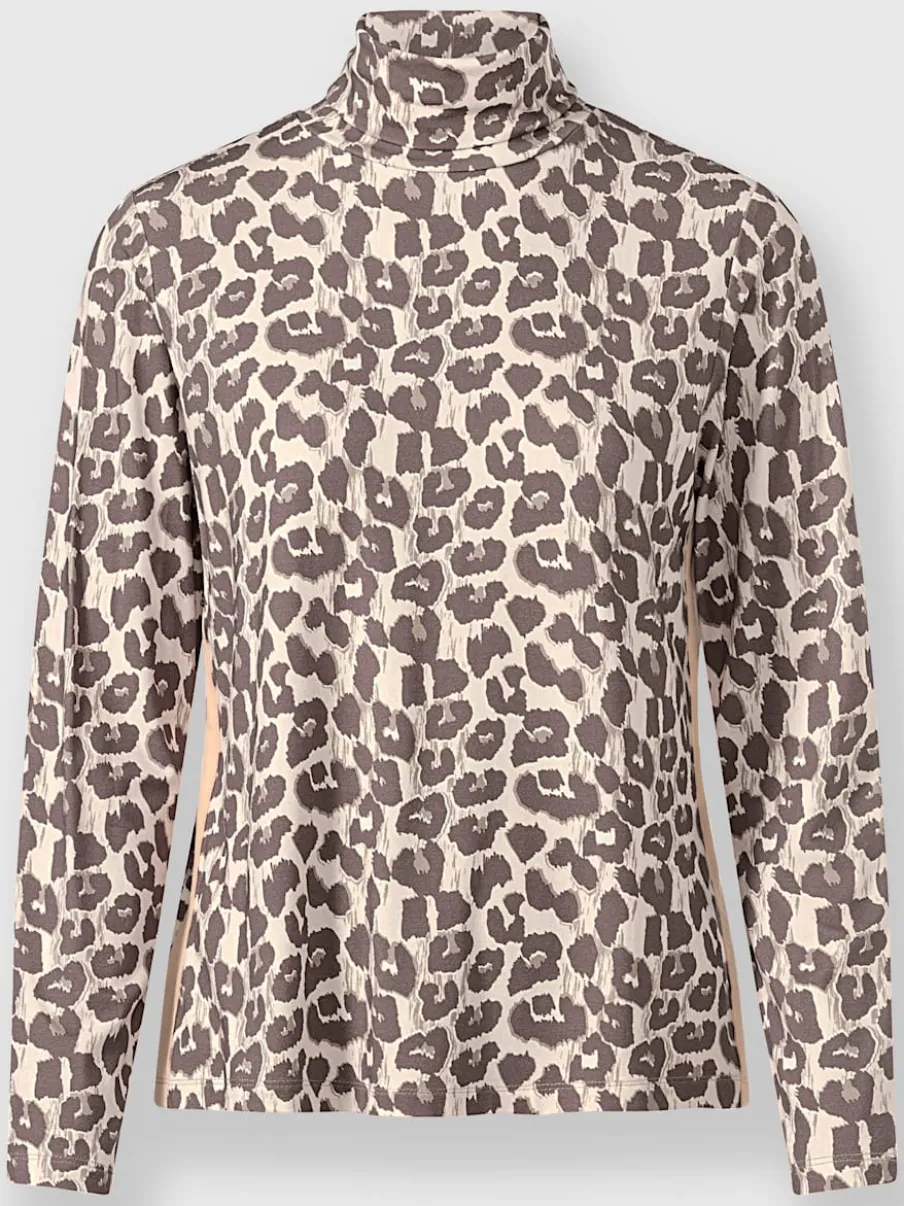 T-shirt à manches longues motif animal en viscose ECOVERO