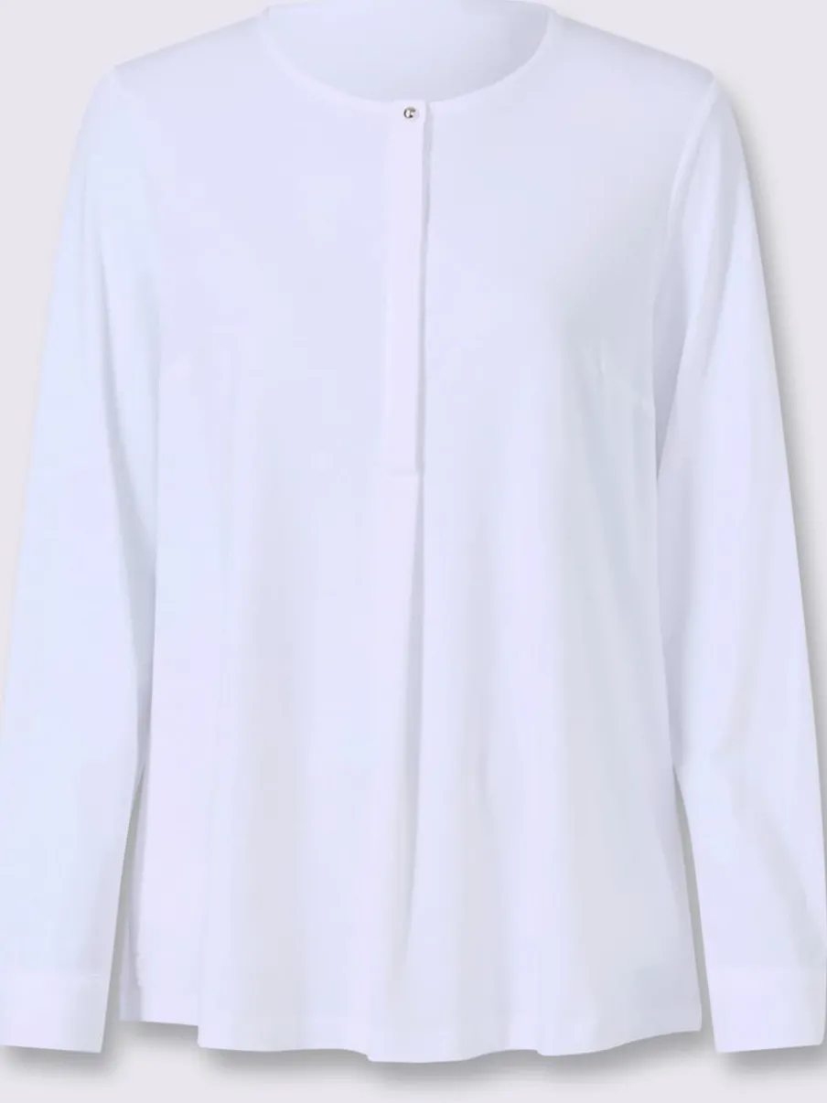T-shirt à manches longues plis à l'arrière