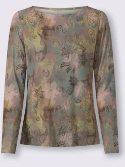 T-shirt à manches longues qualité viscose douce