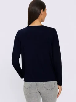 T-shirt à manches longues qualité maille imprimée