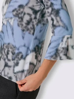 T-shirt à manches 3/4 96% lyocell (tencel)