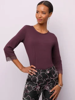 T-shirt à manches 3/4 modal (tencel)