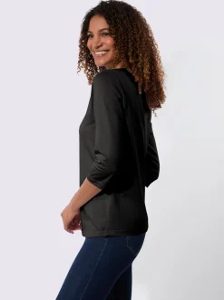 T-shirt à manches 3/4 pur coton