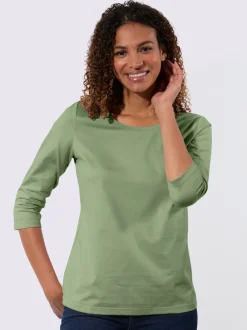 T-shirt à manches 3/4 pur coton