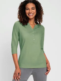 T-shirt à manches 3/4 qualité coton