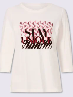 T-shirt à manches 3/4 qualité coton doux sur la peau
