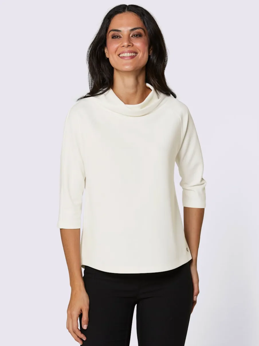 T-shirt moderne à col montant manches raglan confortables